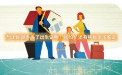 想出国却弄丢了出生证明？别怕！还有移